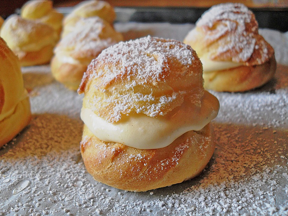 Photo of Windbeutel mit Vanillecreme