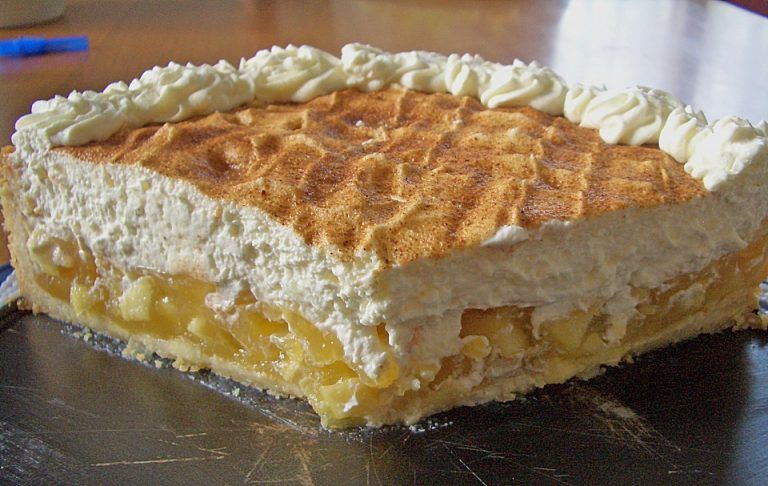 Photo of Leckerer Apfel – Schmand – Torte