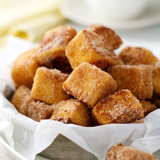Photo of French Toast Würfel mit Zimt und Zucker