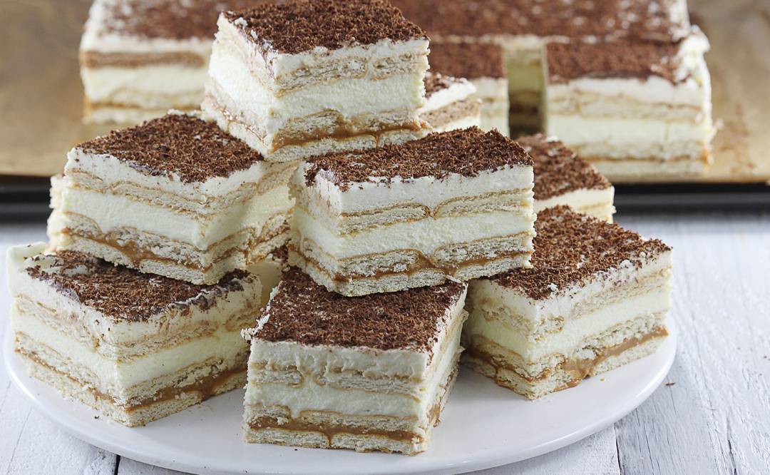 Photo of Butterkeks Karamell Cremeschnitten