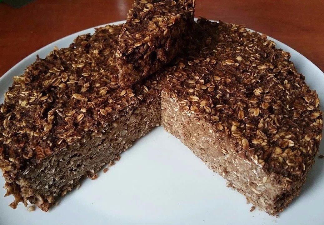 Photo of Fitness-Torte mit Haferflocken ohne Mehl und Zucker