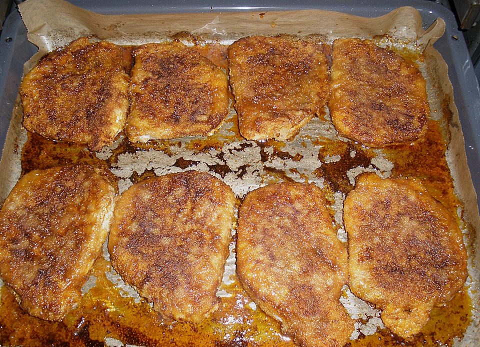 Photo of Panierte Schnitzel aus dem Backofen