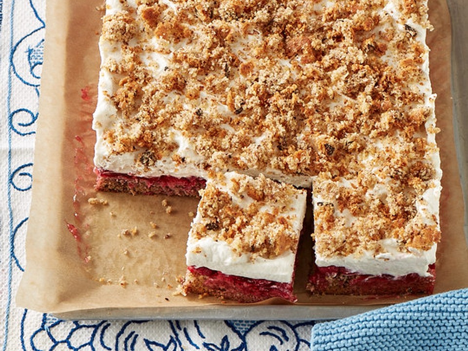 Photo of Himbeer – Nuss – Sahne – Schnitten