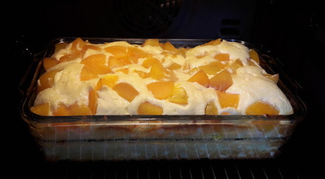 Photo of Quark Grieß Pfirsich Auflauf