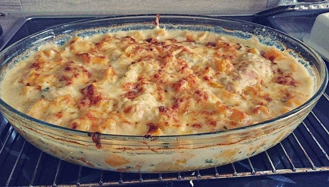 Photo of Kürbis Lachs Lasagne