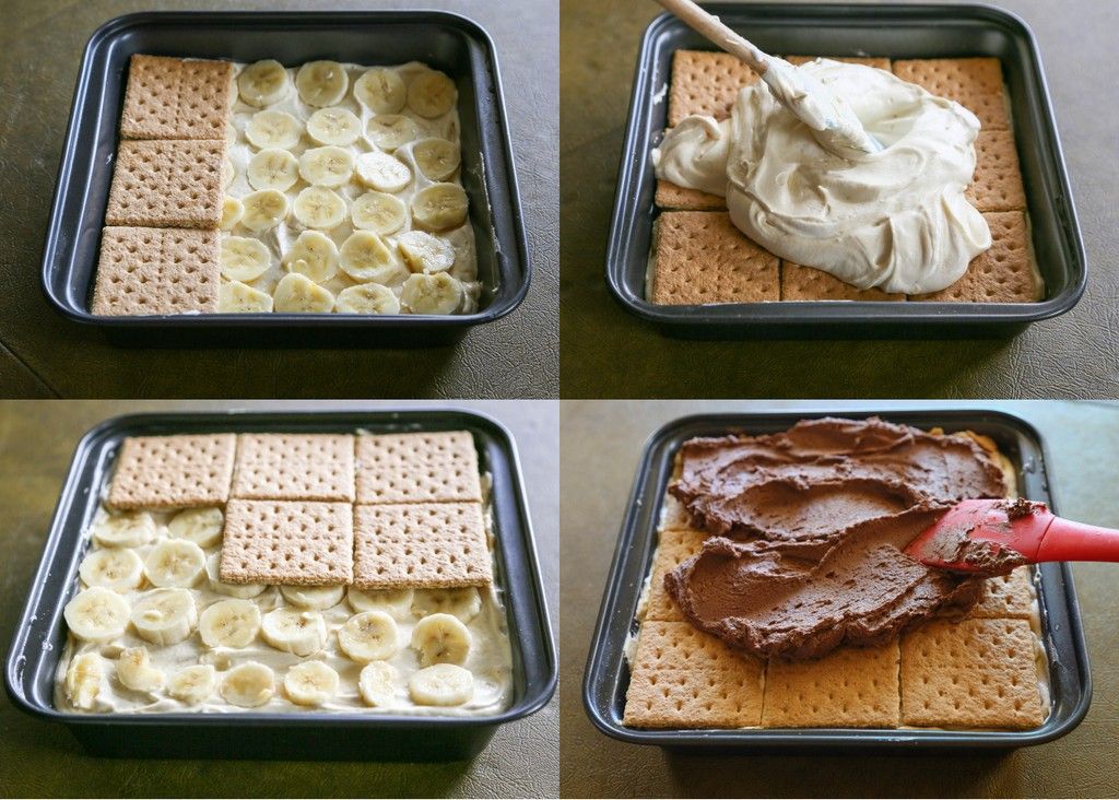 Photo of Wunderbares Bananen Butterkeks Dessert ohne Backen