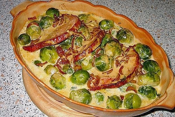 Photo of Rosenkohl-Kasseler-Auflauf