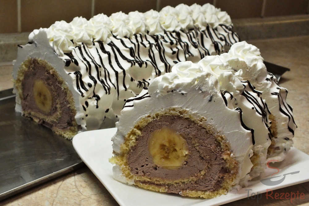 Photo of Banana-Split-Rolle