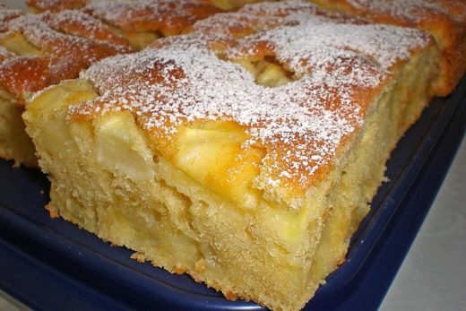 Photo of Apfelkuchen Großmutters Art
