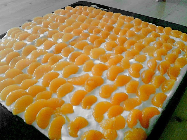 Photo of Mandarinen Schmand Blechkuchen