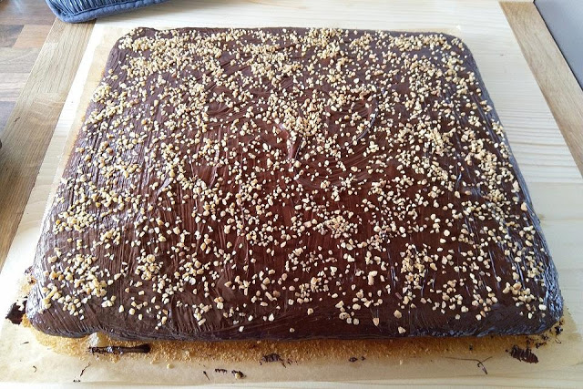 Photo of Saftiger Nuss Joghurt Blechkuchen