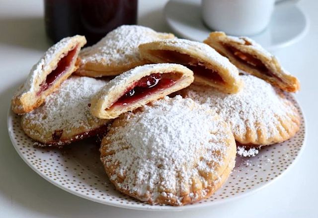 Photo of Gefüllte Sauerrahm Taschen