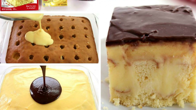 Photo of Puddingkuchen mit Schokoglasur