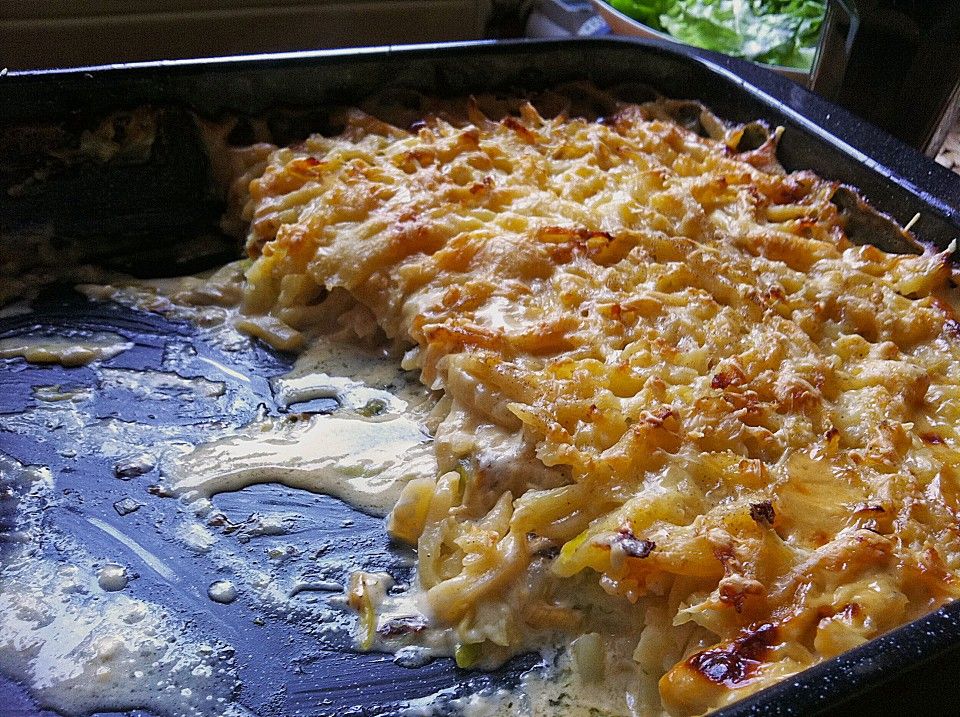 Photo of Putenschnitzel in Käse Lauch Sauce mit Rösti überbacken