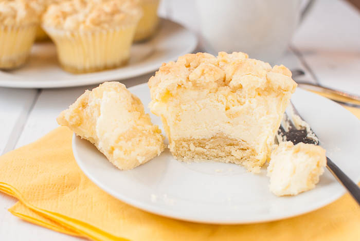 Photo of Käsekuchen-Muffins mit streuseln