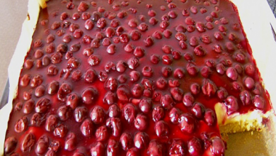 Photo of Kirsch Schmand Blechkuchen