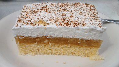 Photo of Apfelpudding Schnitten