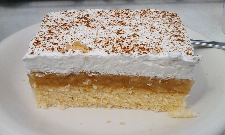 Photo of Apfelpudding Schnitten