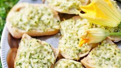 Photo of Genialer Zucchiniaufstrich mit Knoblauch