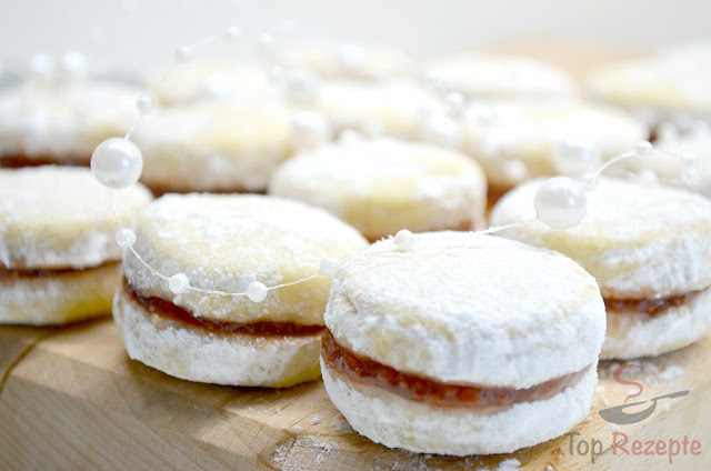 Photo of Vanilleplätzchen mit Konfitüre