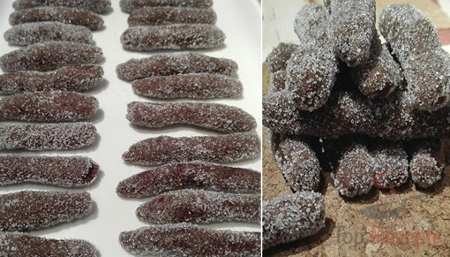 Photo of Schokoröllchen in Vanillezucker gewälzt