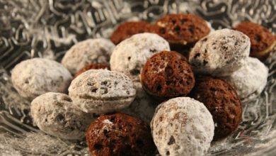 Photo of Weihnachtsgebäck – Nüsse mit Karamellcreme