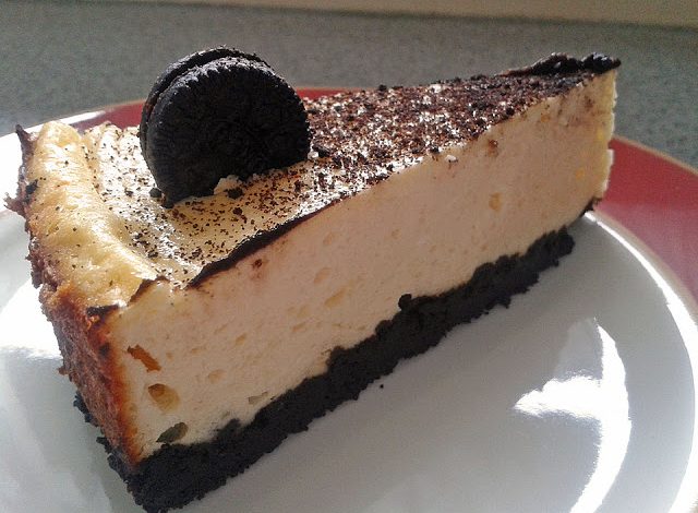 Photo of Käsekuchen mit Oreo-Keksboden