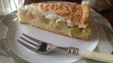 Photo of Rhabarberkuchen mit Baiser