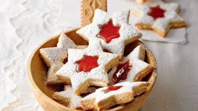 Photo of Linzer Sterne mit Hagebuttenkonfitüre