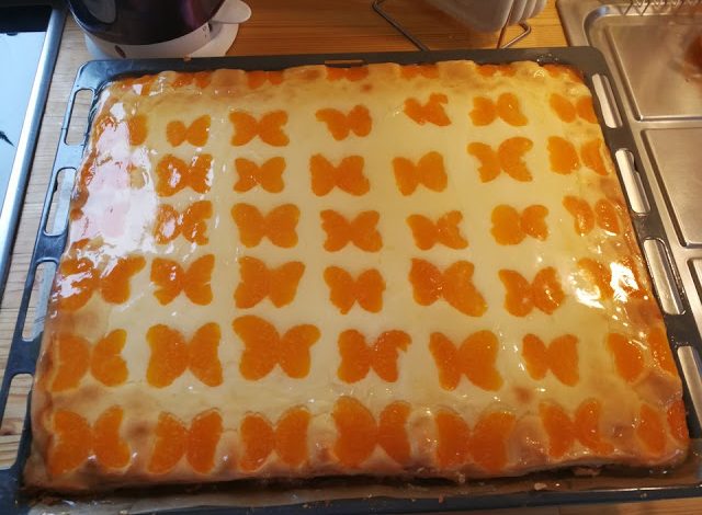 Photo of Quarkkuchen vom Blech mit Früchten