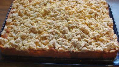 Photo of Apfelkuchen mit Zimtstreuseln