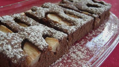 Photo of Schoko – Apfel – Kuchen vom Blech