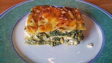 Photo of Spinat Schafskäse Lasagne