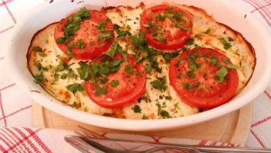 Photo of Gegrillter Schafskäse mit Knoblauchtomaten