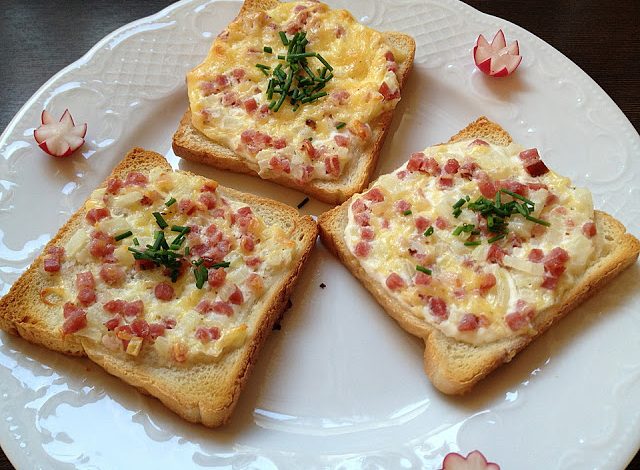 Photo of Flammkuchen Toast