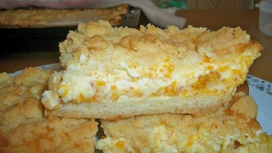 Photo of Streuselkuchen mit Mandarinen und Schmand