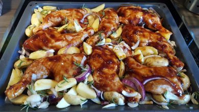 Photo of Hähnchenkeulen vom Blech