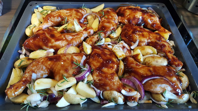 Photo of Hähnchenkeulen vom Blech