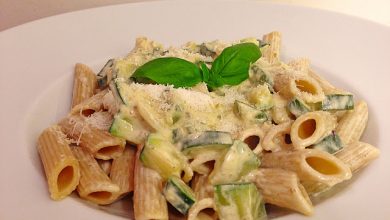 Photo of Die berühmten Zucchini-Frischkäse-Nudeln