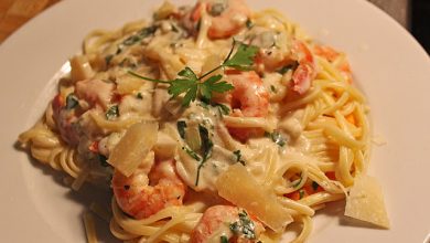 Photo of Pasta mit Zitronen – Scampi – Soße