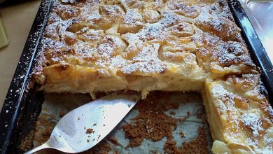 Photo of Apfelkuchen mit Vanille Schmand