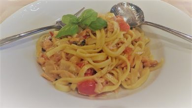 Photo of 15 – Minuten – Lachs – Spaghetti