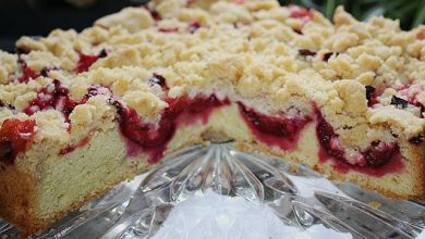 Photo of Pflaumenkuchen mit Streuseln