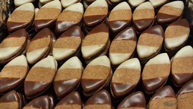 Photo of Gefüllte Schoko-Blätter