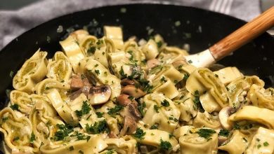 Photo of Schnelle Maultaschen-Pilz-Pfanne