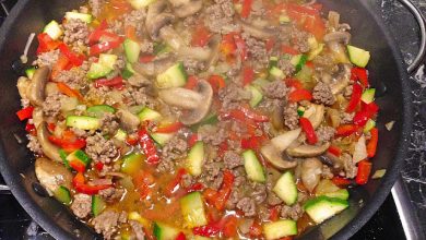 Photo of Hackfleisch Gemüse Pfanne