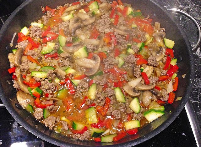 Photo of Hackfleisch Gemüse Pfanne