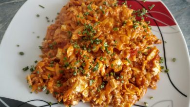 Photo of Griechischer Hackauflauf mit Kritharaki – Nudeln