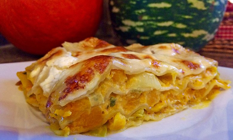 Photo of Vegetarische Kürbis-Mangold-Lasagne