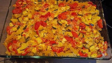 Photo of Vegetarischer Nudelauflauf